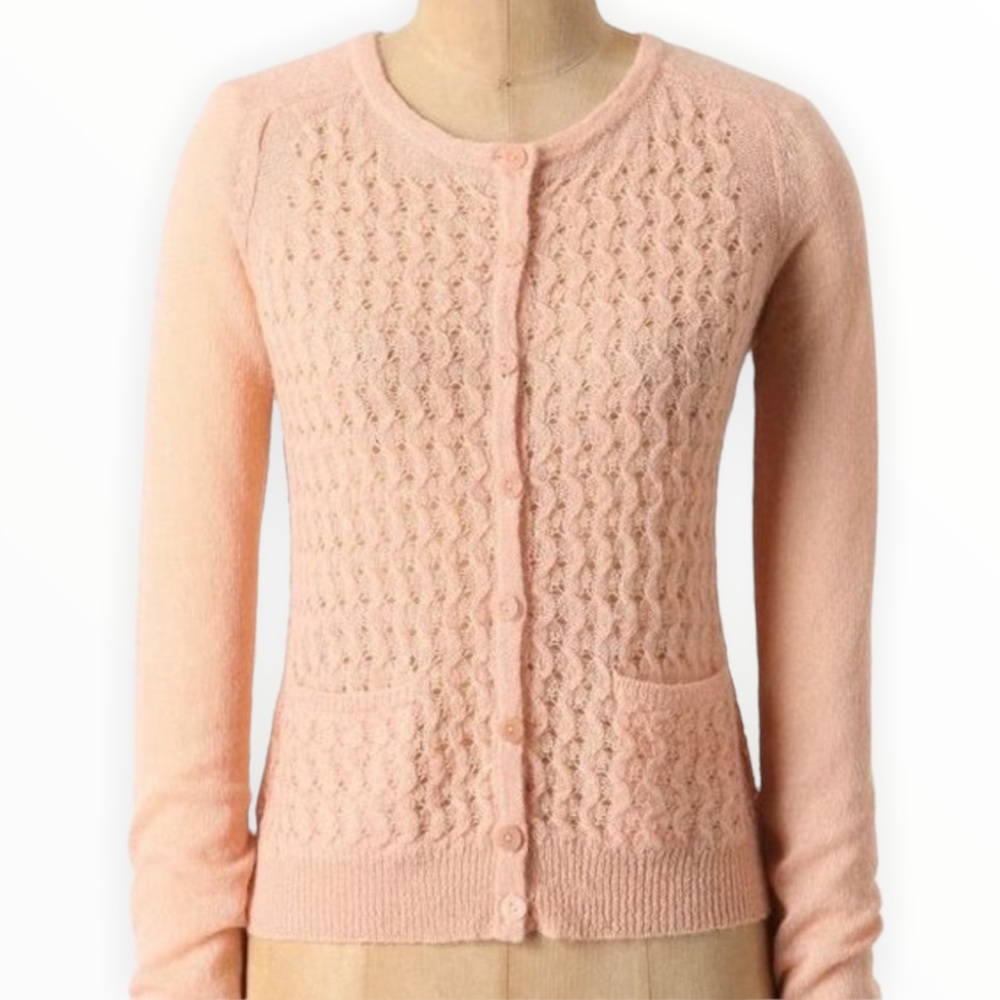 Anthropologie Guinevere Cropped Cardigan